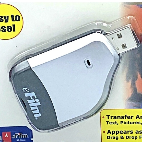 Delkin Devices eFilm Pocket Reader Writer for Secure Digital Memory Stick NEW - Picture 2 of 8
